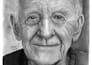 draw a realistic pencil and charcoal portrait
